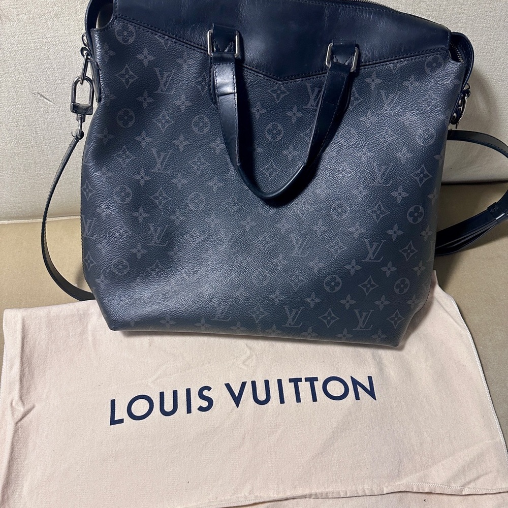Louis Vuitton Black Monogram Briefcase